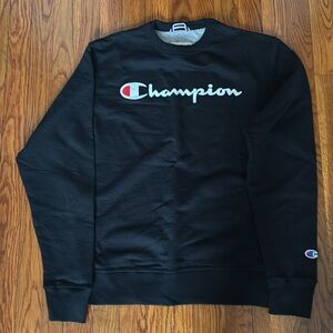 Black Champion Pullover
